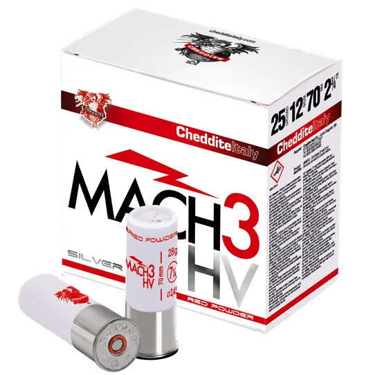 CARTUS MACH3 HV RED CAL.12/70/28G/2,45MM (7,25) TRAP