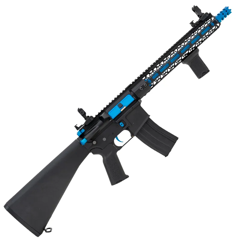 Replica Arma airsoft Cyberbun Colt M4 Lima, Blue | 1,0 J.