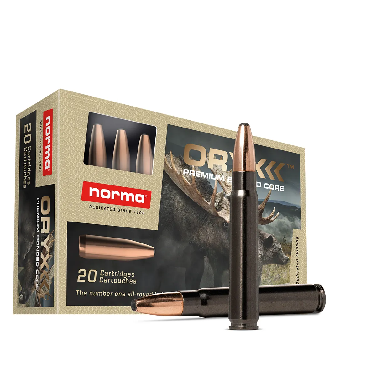 Muniție Norma Oryx Silencer .30-06 Springfield 11.7 g. / 180 gr.