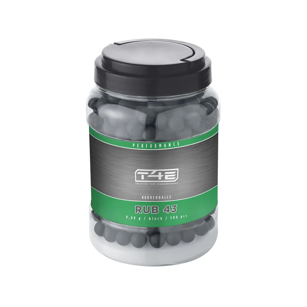 Bile de cauciuc Umarex T4E Performance RUB 43, cal. .43, 0.68 g, 500 bucati