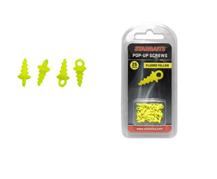 POP-UP SCREWS PT.CARLIG YELLOW 25BUC/PL