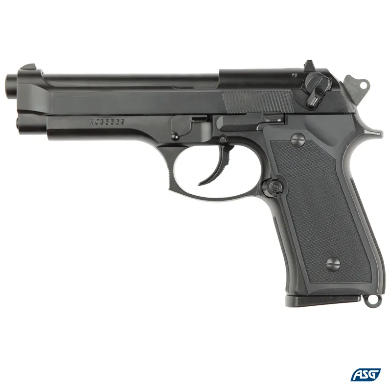 Replica pistol airsoft ASG M9, Gas, Full metal, 1.0 J.