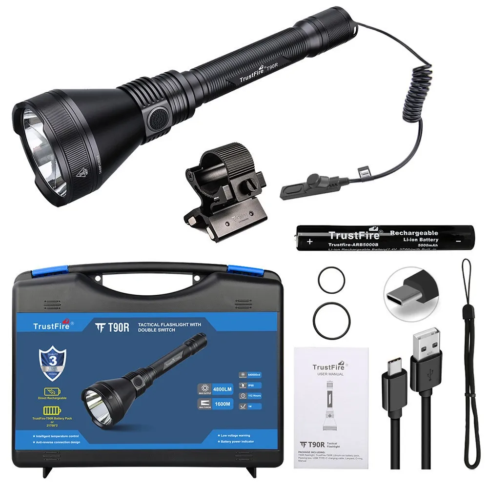 Set lanterna Trustfire T90R LED