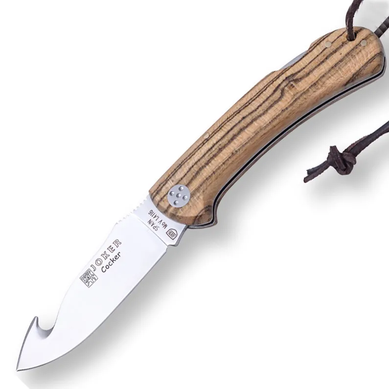 Cutit Joker NB135 Cocker, maner din lemn, lama: 9 cm,
