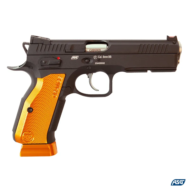 Replica pistol airsoft ASG CZ Shadow 2 Orange, CO2, Special Edition, 1.0 J. | 19946