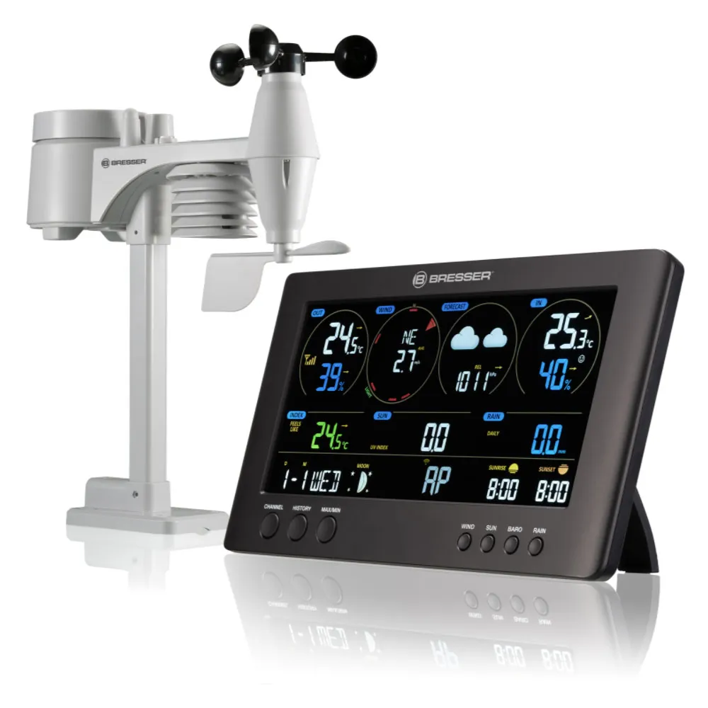 Statie meteo 7 in 1 Bresser ClearView 7002586