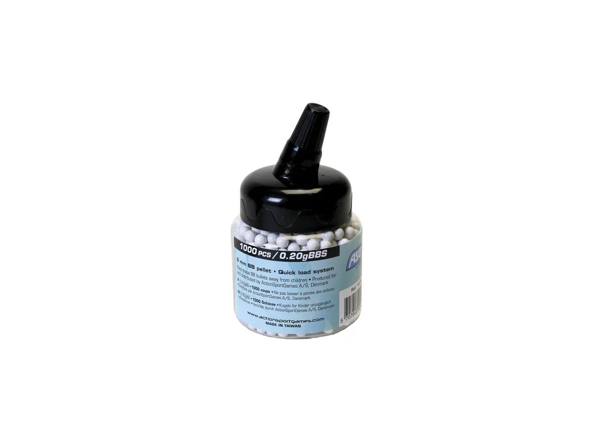 Bile Airsoft ASG 0.20g, 1000 buc/sticla