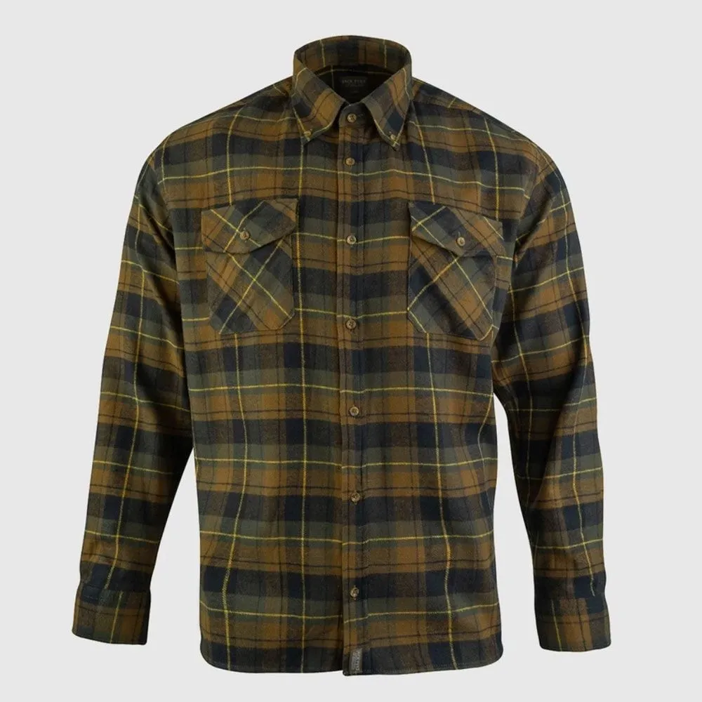 Cămașă Jack Pyke din flanel, maro