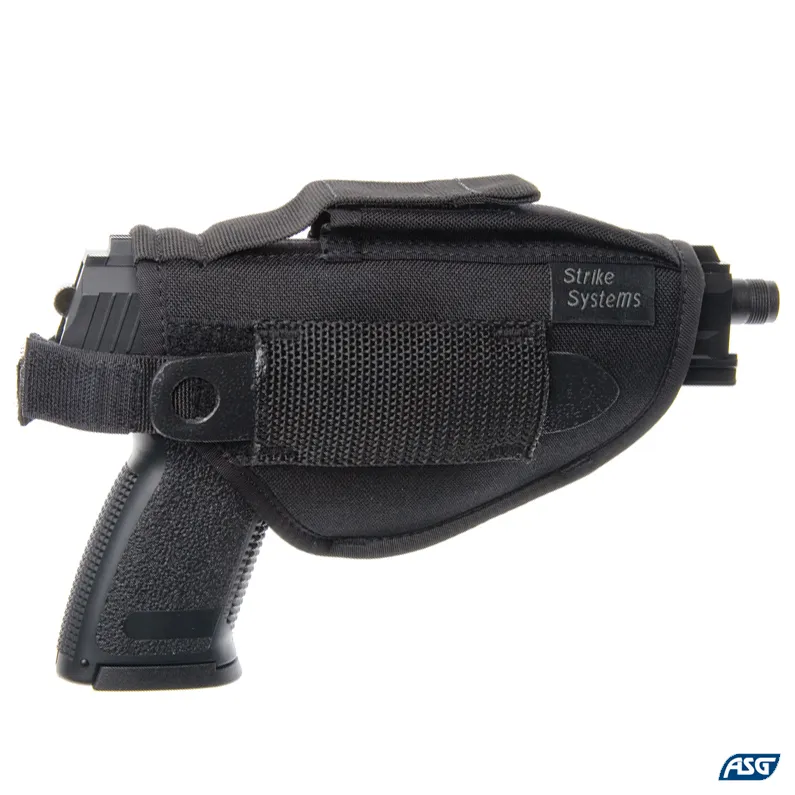 Holster pistol ASG cu buzunar pentru incarcator, 250 mm | 11964