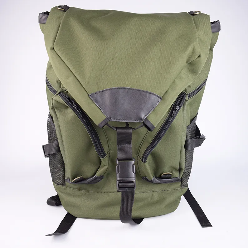Rucsac verde Textil Mare Model 21 | 25 L., 31x60x18cm rezistent la apa