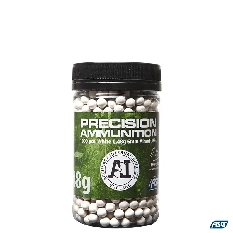 Bile airsoft 6 mm ASG Accuracy Int.| 0.48 g | 1000 buc | 19575