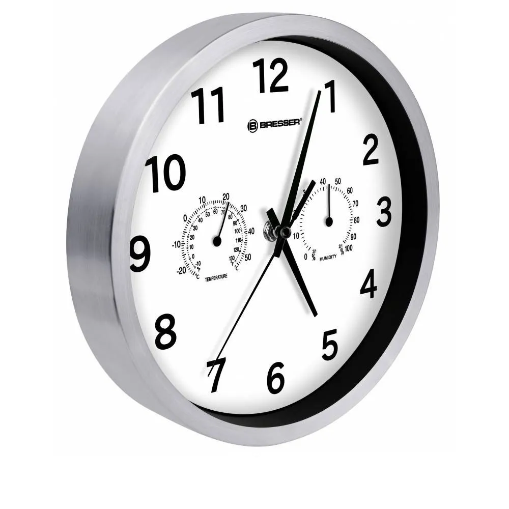 Ceas de perete cu statie meteo Bresser MyTime 8020310GYE000