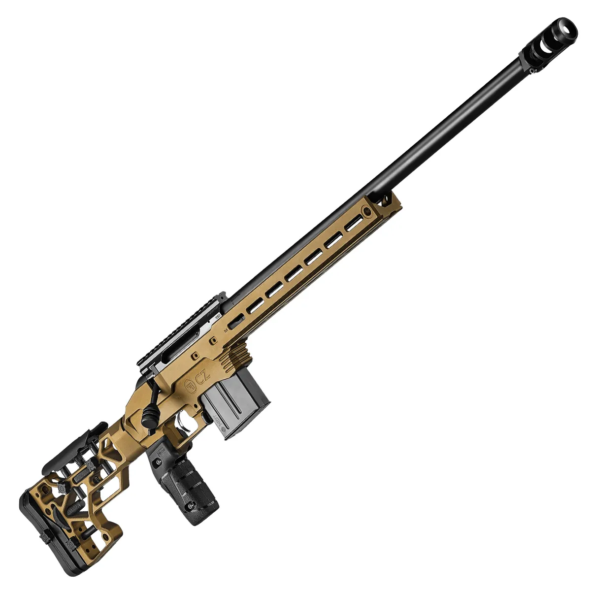 Carabina CZ 600 PLUS MDT Deep Bronze – Precizie PRS de Elită