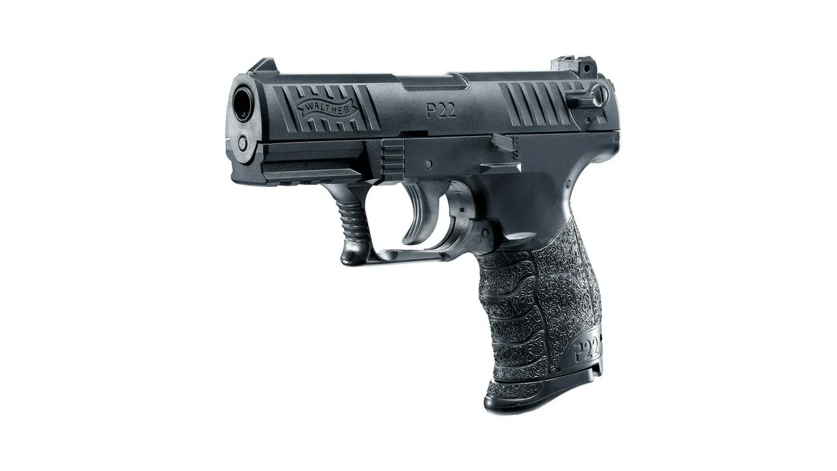 PISTOL ARC AIRSOFT WALTHER P22Q BLACK 6MM 20BB 0,5J