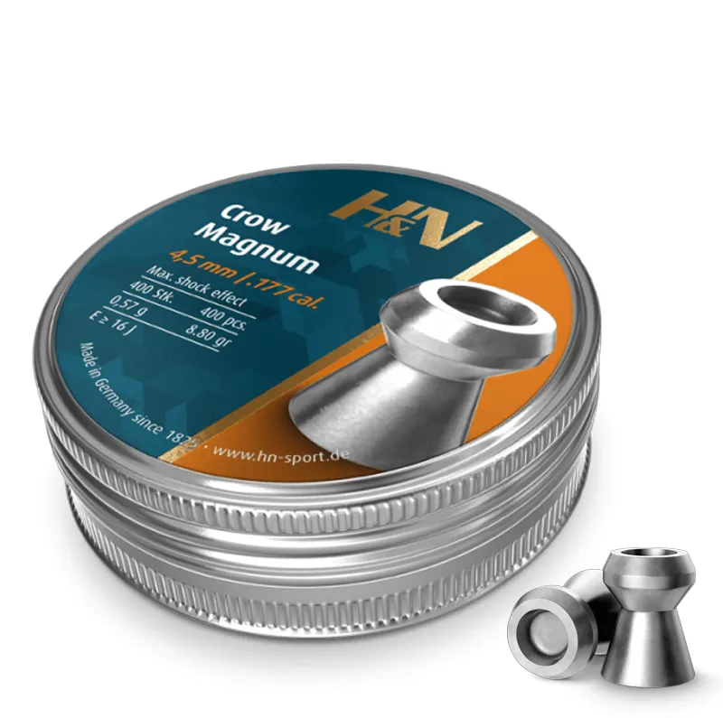 Munitie aer comprimat Haendler & Natterman Crow Magnum 4.5 mm | 0.57 g.