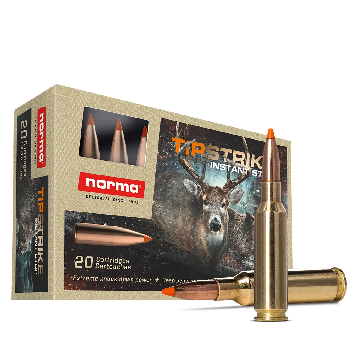 Muniție Norma Tipstrike 7x64 10.4 g. / 160 gr.