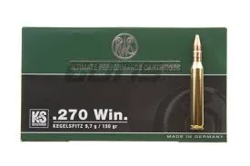 XX CARTUS RWS 270WIN/KS/9,7G