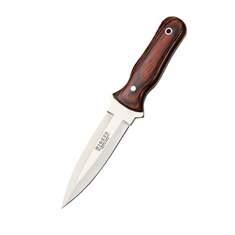 Cutit Joker CR67 Botero, maner din lemn, tais: 115 mm, husa piele maro