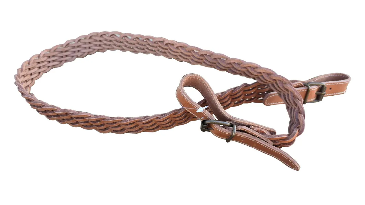 CUREA PIELE ARMA IMPLETITA 34MM
