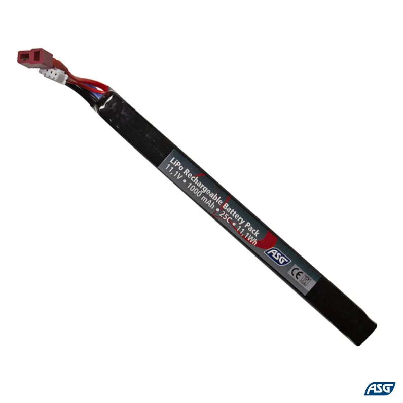 Acumulator ASG, 11,1 V 1000 mAh, LI-PO, T-plug
