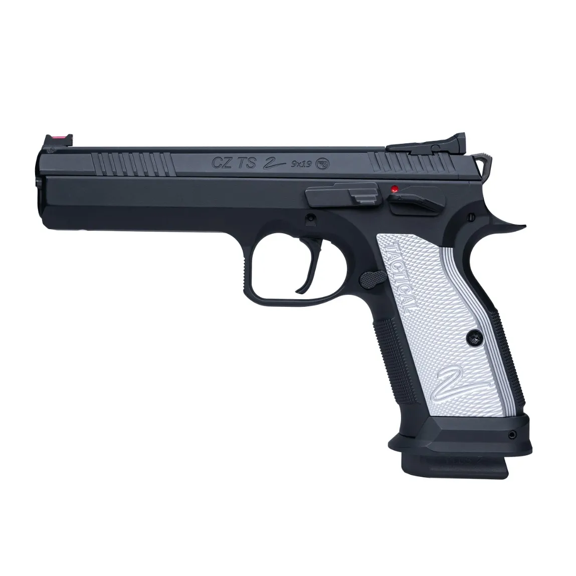 Replica pistol airsoft ASG CZ TS 2, CO2, FM, Black, 1,0 J.