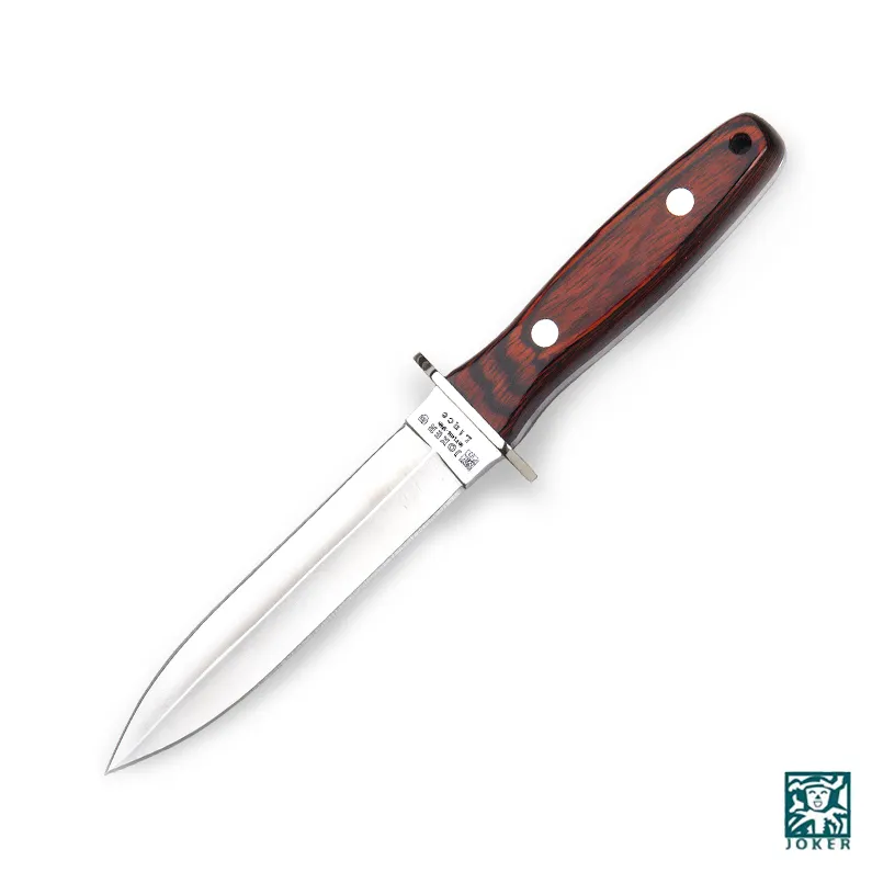 Cutit Joker CR43 Lince, maner din lemn, dublu lama: 150 mm