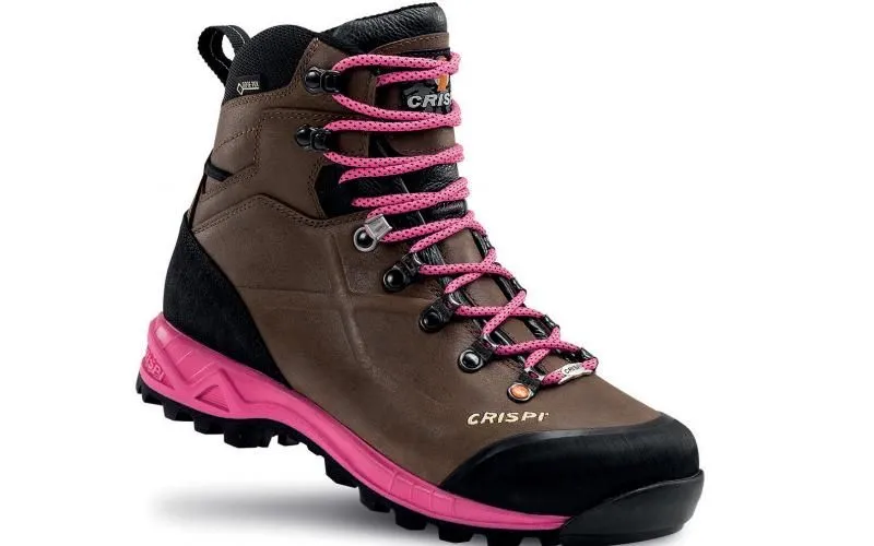 Bocanci de vânătoare damă Crispi Valdres GTX, maro/magenta