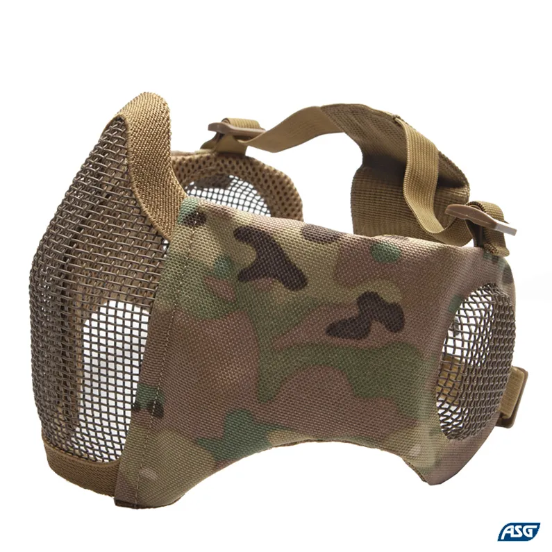 Masca din metal camuflaj ASG, protectie si pentru urechi cod: 19235