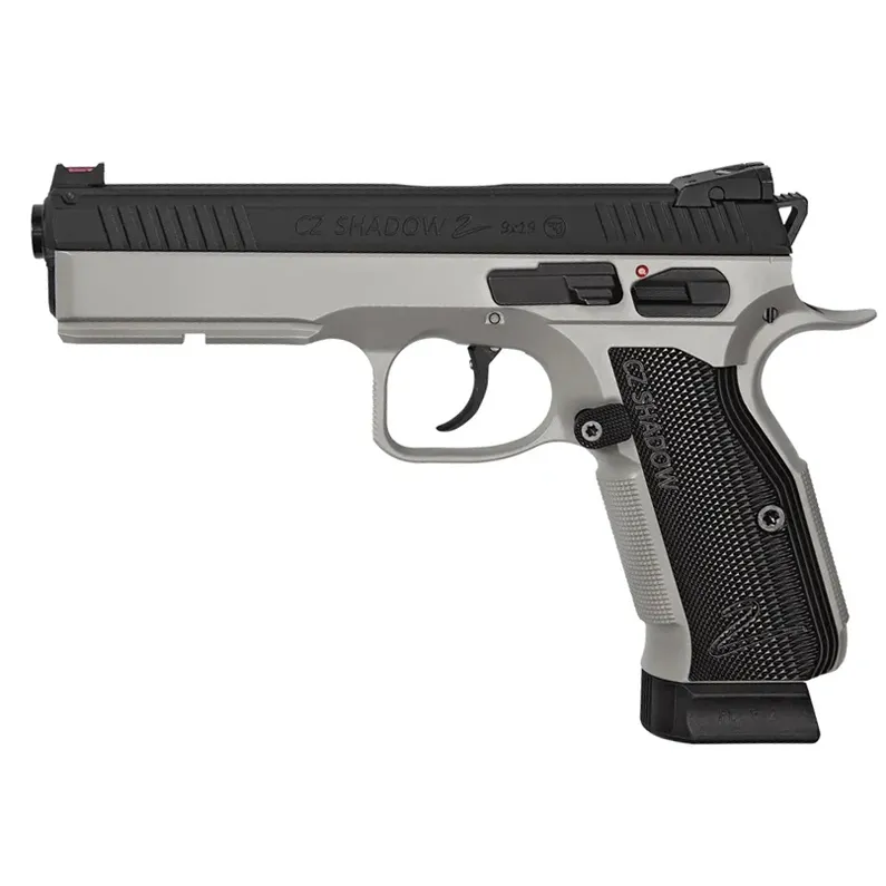 Replica pistol airsoft ASG CZ Shadow 2, Gas/CO2, Urban grey, Full metal, Blowback, 1.0 J.