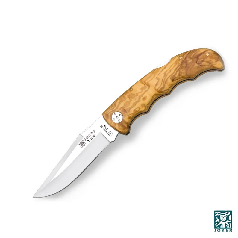 Briceag Joker NO18 Terrier cu mâner din lemn, 9.0 cm