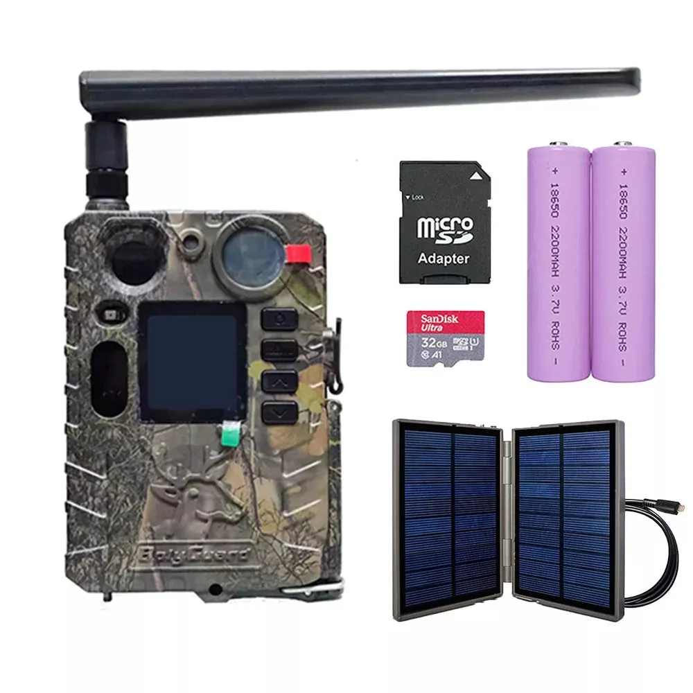 Set Camera Vanatoare 4G Boly Guard BG410-M(S) + Panou Solar
