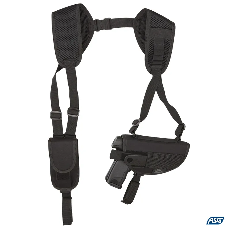 Holster ASG centura STI pentru CZ negru, Strike System