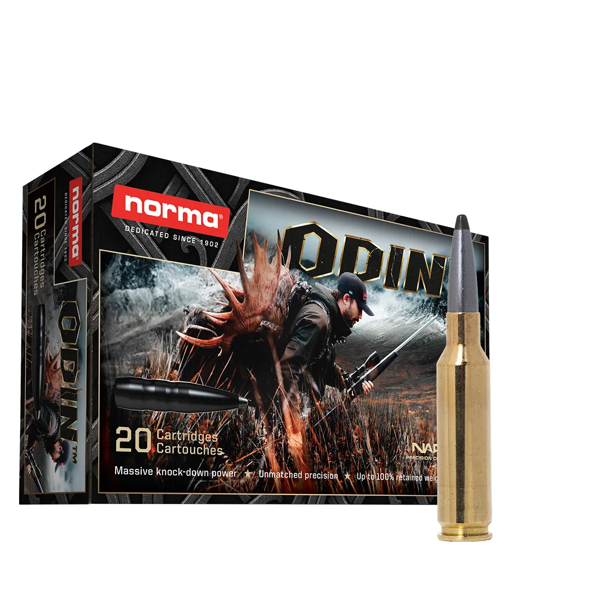 Muniție Norma Odin 6.5 Creedmoor 7.8 g. / 120 gr.