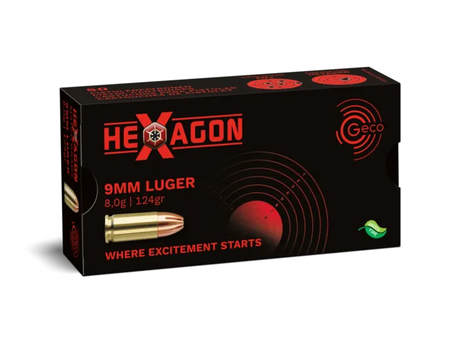 9X19 LUGER /HEXAGON/8,0G