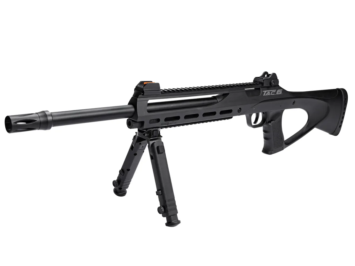 Replica Airsoft ASG TAC 6, CO2, Negru