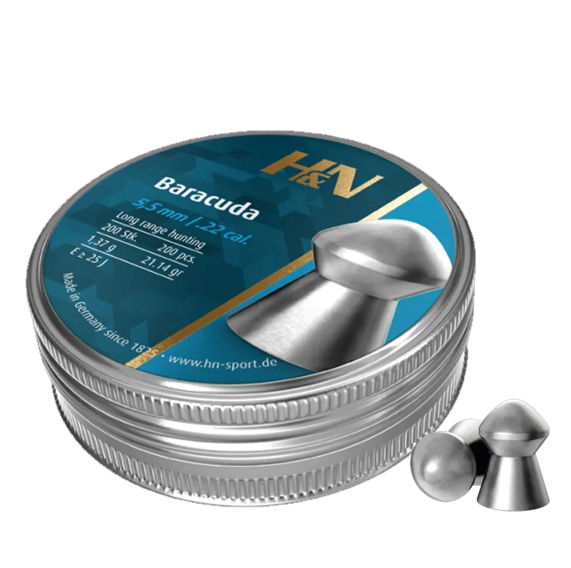 Munitie aer compirmat Haendler & Natermann Baracuda 5,5 mm | 1.37 g.