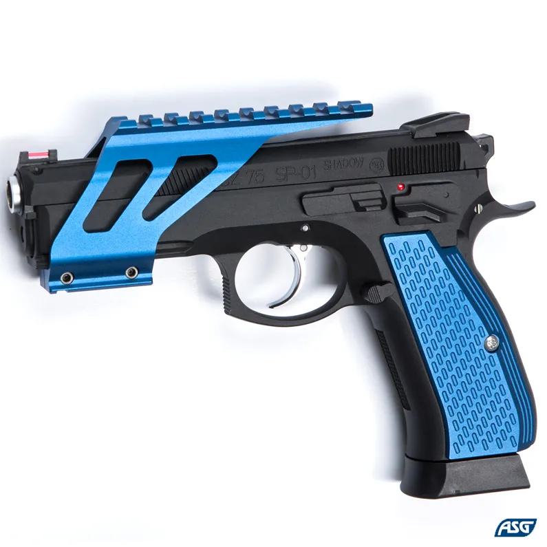 Maner ASG albastru pentru pistol CZ SP-01 Shadow