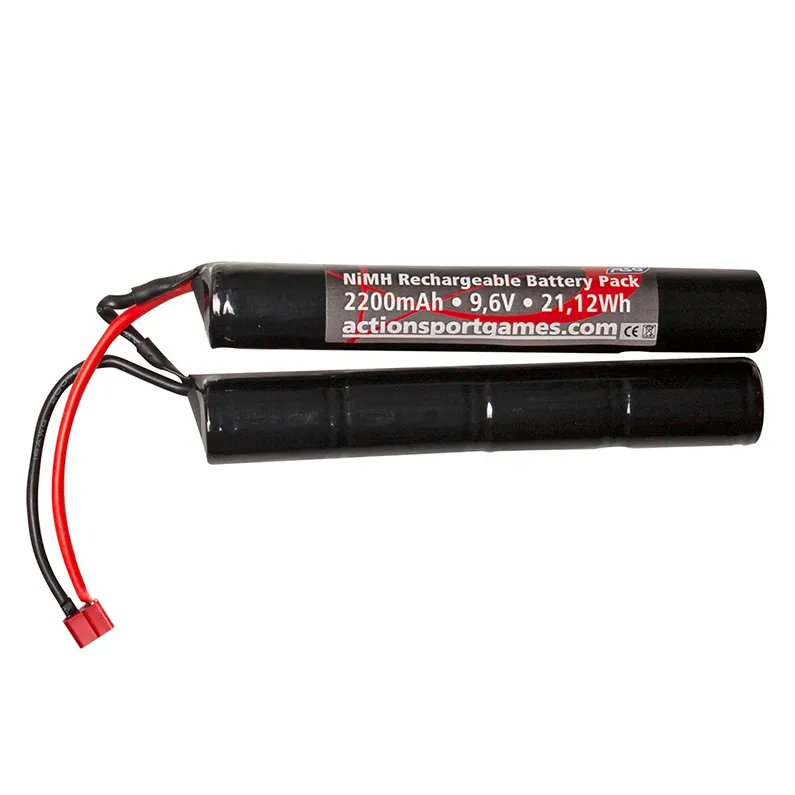 Acumulator Ni-MH ASG, 9,6 V., 2200 mAh, T-plug