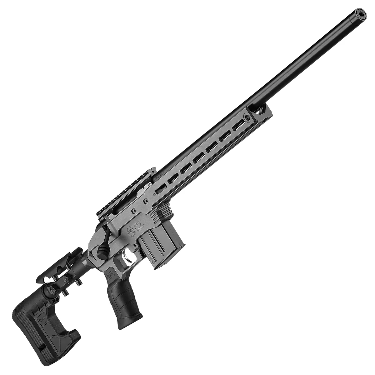 Carabina CZ 600 PLUS MDT Grey – Precizie de Elită și Șasiu MDT
