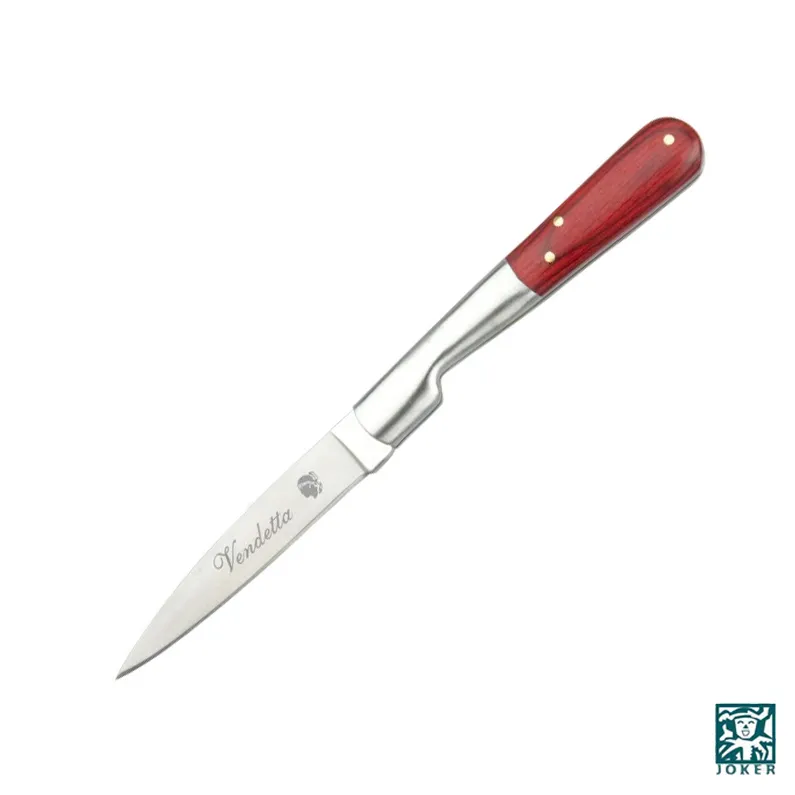 Cutit Joker Vendetta, maner din lemn, lama 75 mm