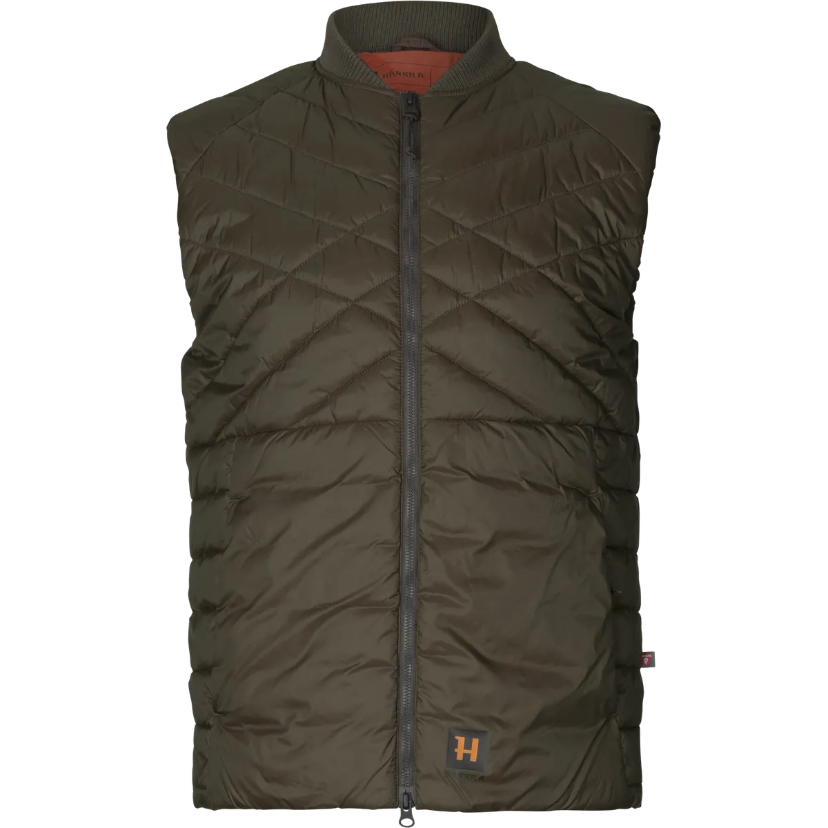 Vestă de vânătoare izolată Härkila Logmar, compactabilă, verde (Willow green)