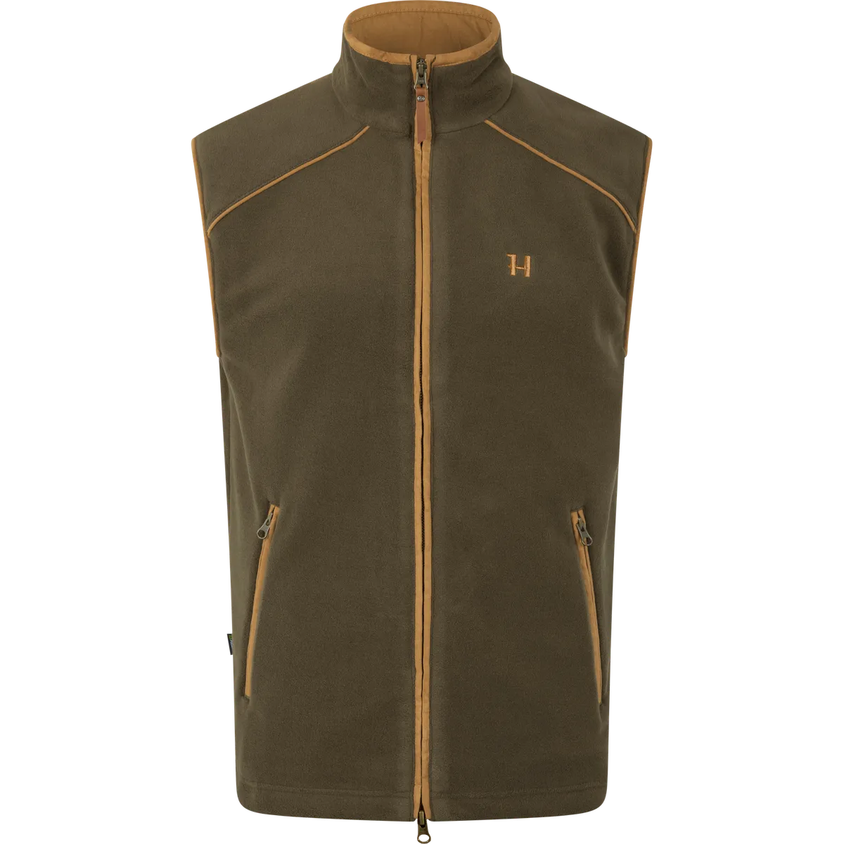 Vestă fleece Härkila Sandhem 200, verde (Willow green)