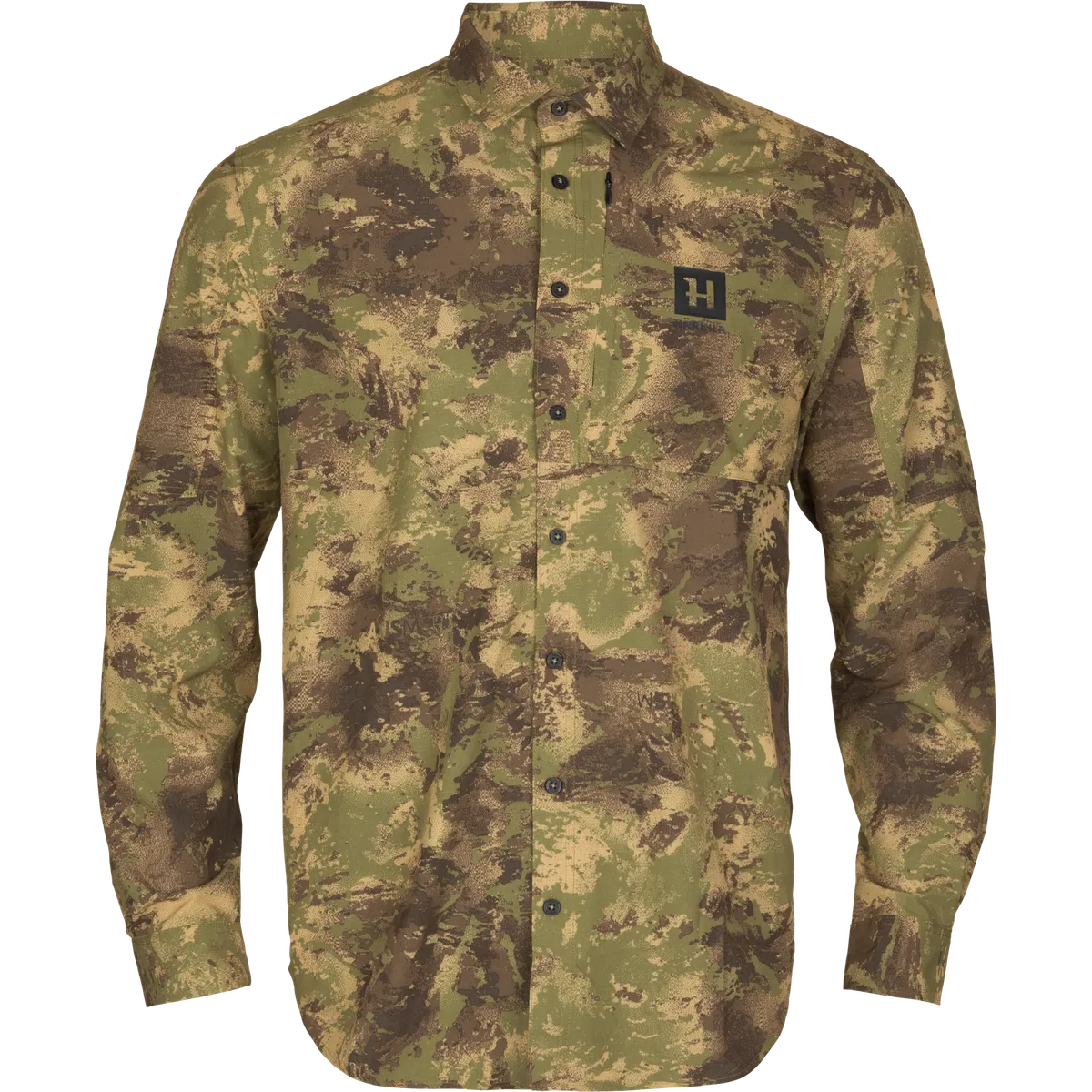 Cămașă tehnică camo Härkila Deer Stalker, camuflaj AXIS MSP Forest
