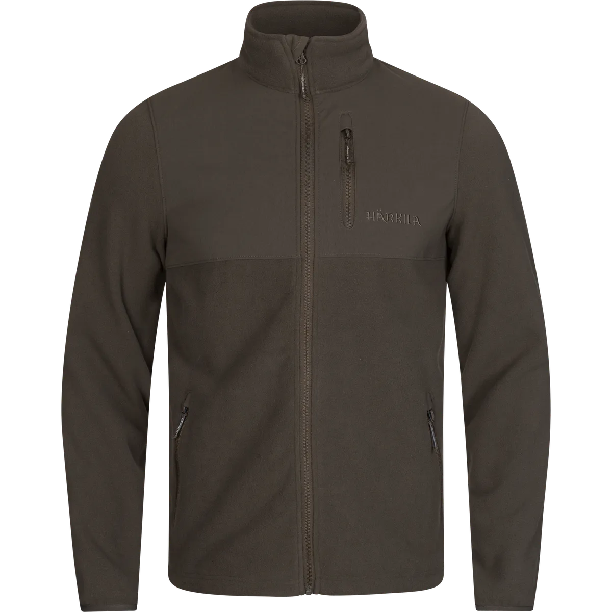Jachetă fleece de vânătoare Härkila Fjell, maro (Shadow brown)