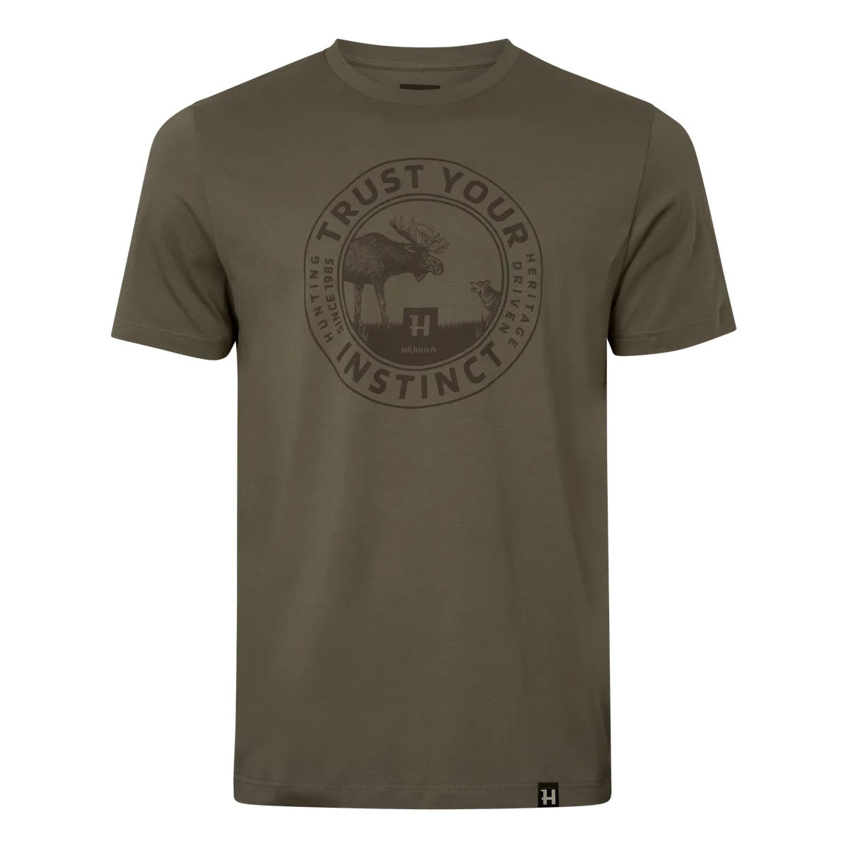 Tricou Härkila Moose, gri (Tarmac)