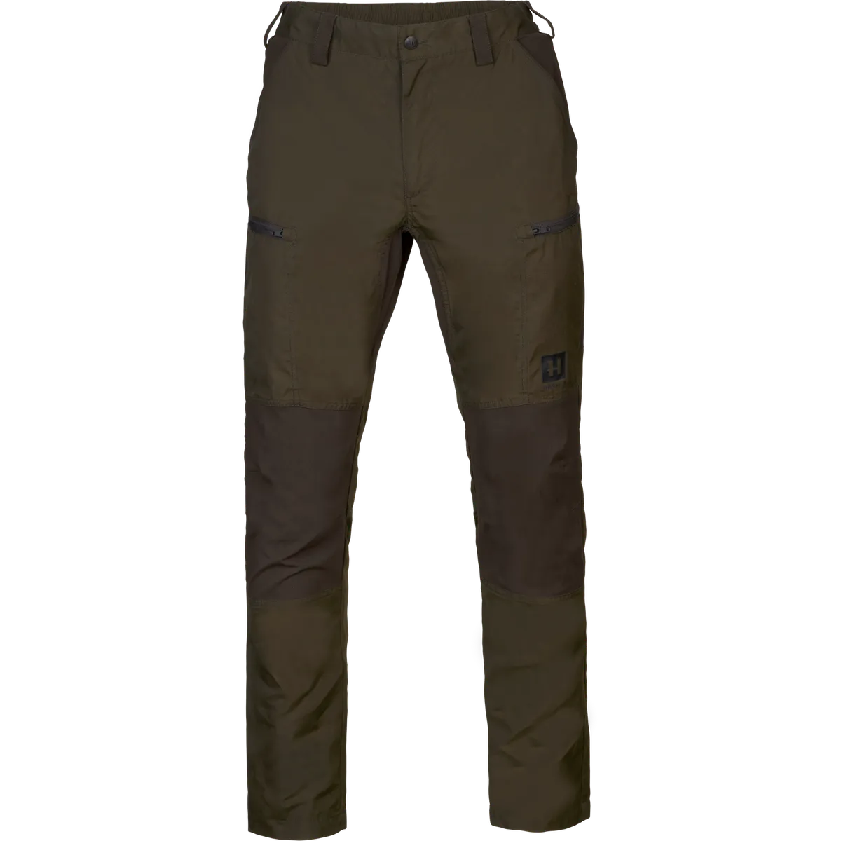 Pantaloni de vânătoare Härkila Fjell, verde/maro (Willow green/Shadow brown)