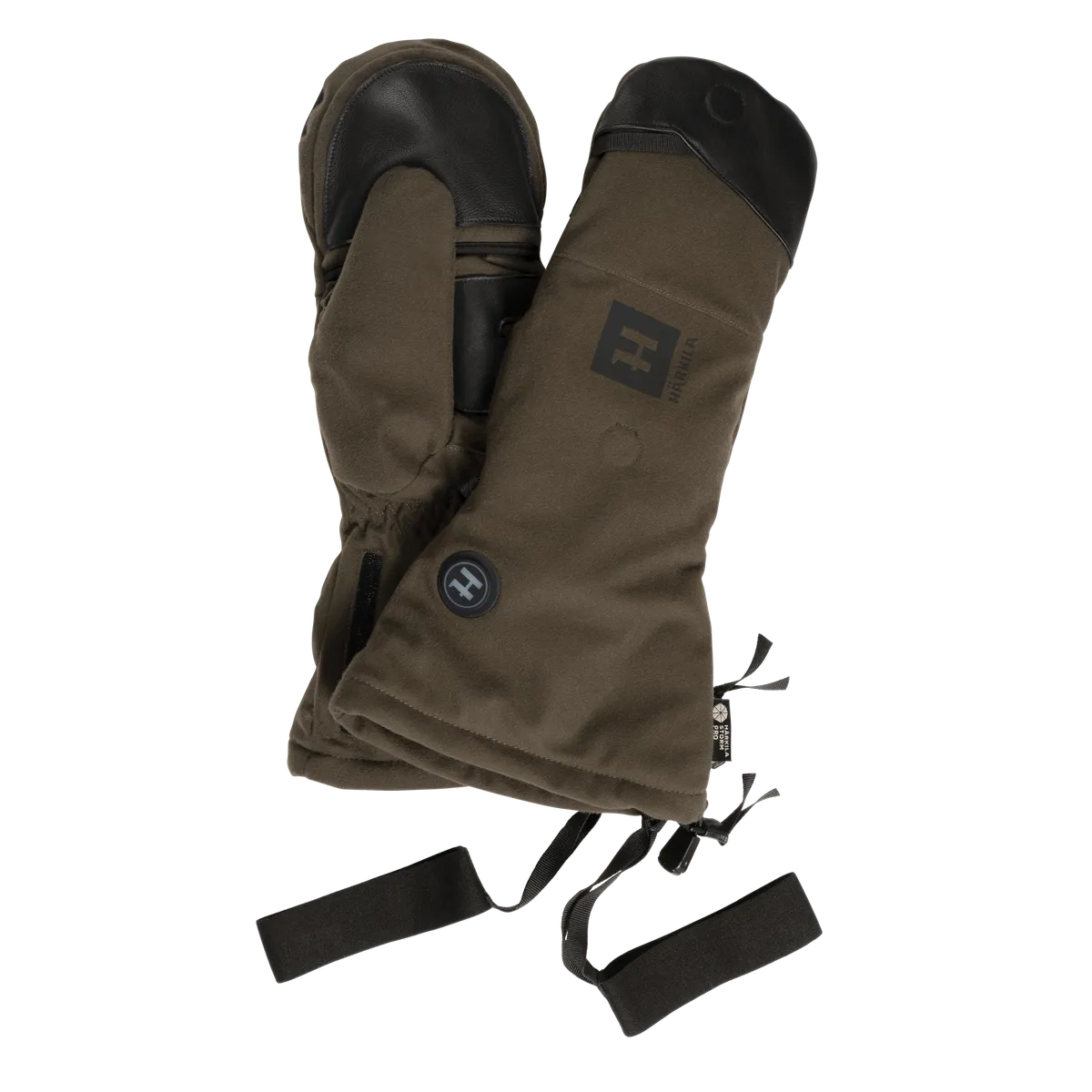 Mănuși încălzite Härkila Heat HSP, cu cap rabatabil, verde (Hunting green)