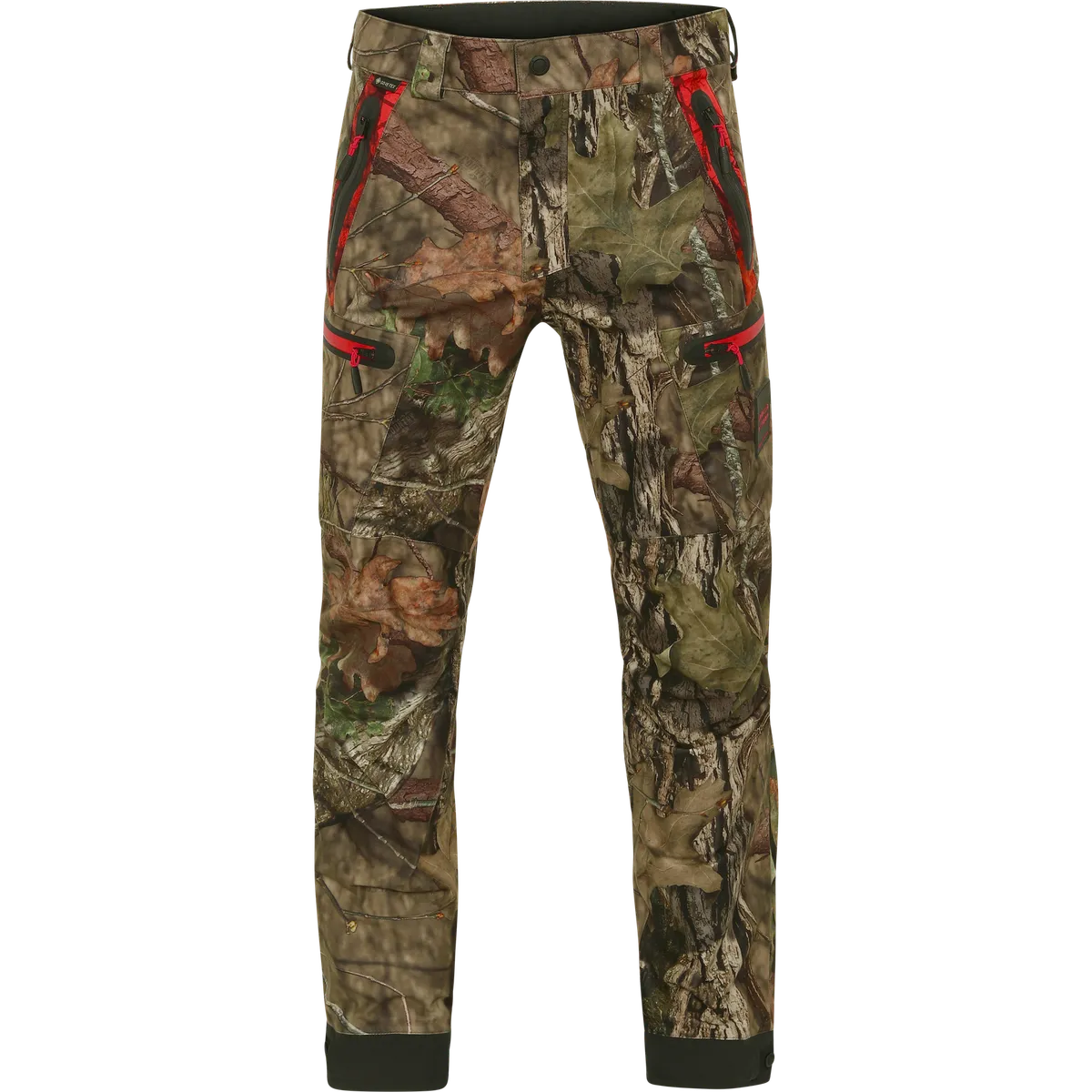 Pantaloni de vânătoare camo Härkila Moose Hunter 2.0 GTX, camuflaj MossyOak Break-Up Country/camuflaj MossyOak Red