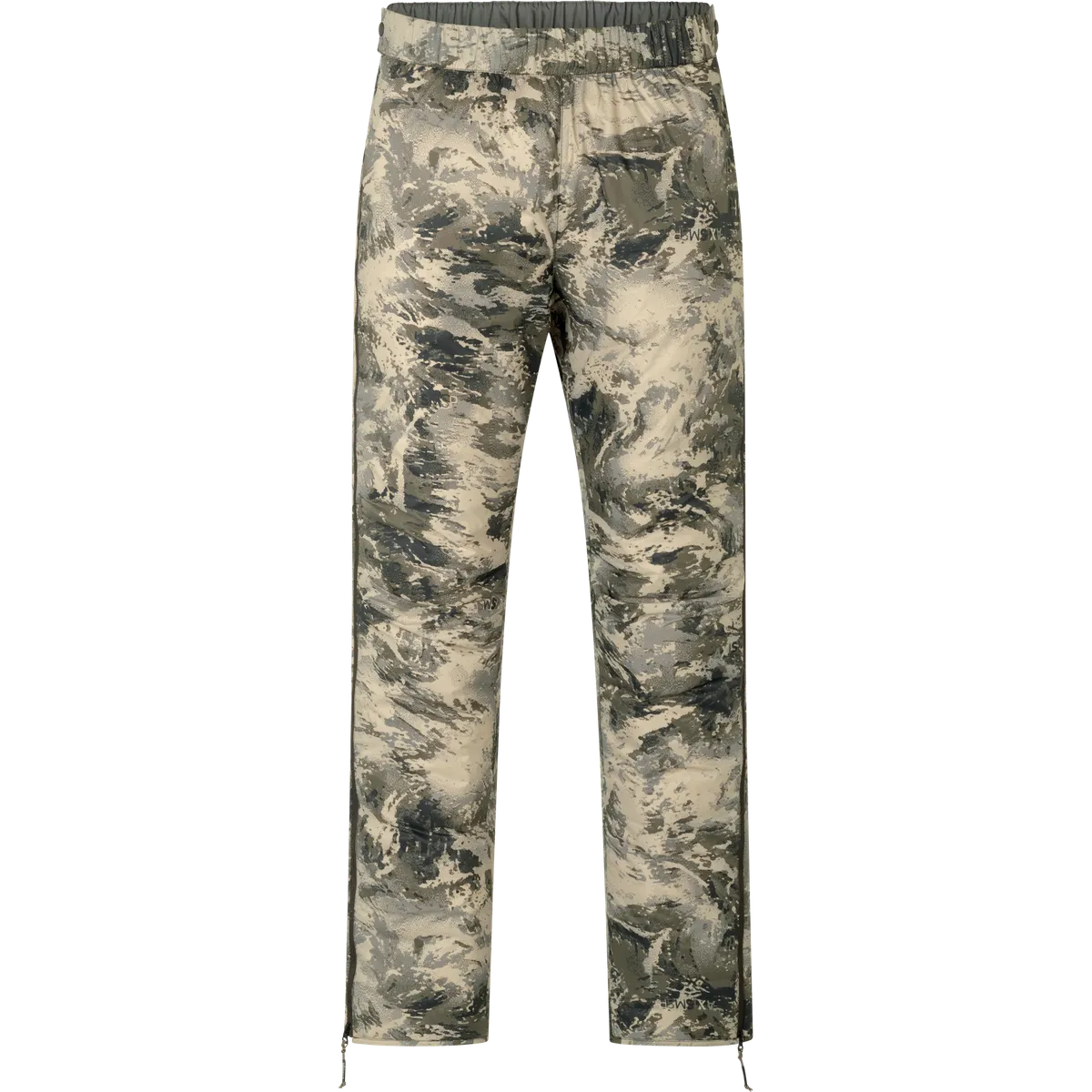 Pantaloni din puf de vânătoare la munte Härkila Mountain Hunter Expedition, compactabili, camuflaj AXIS MSP Mountain