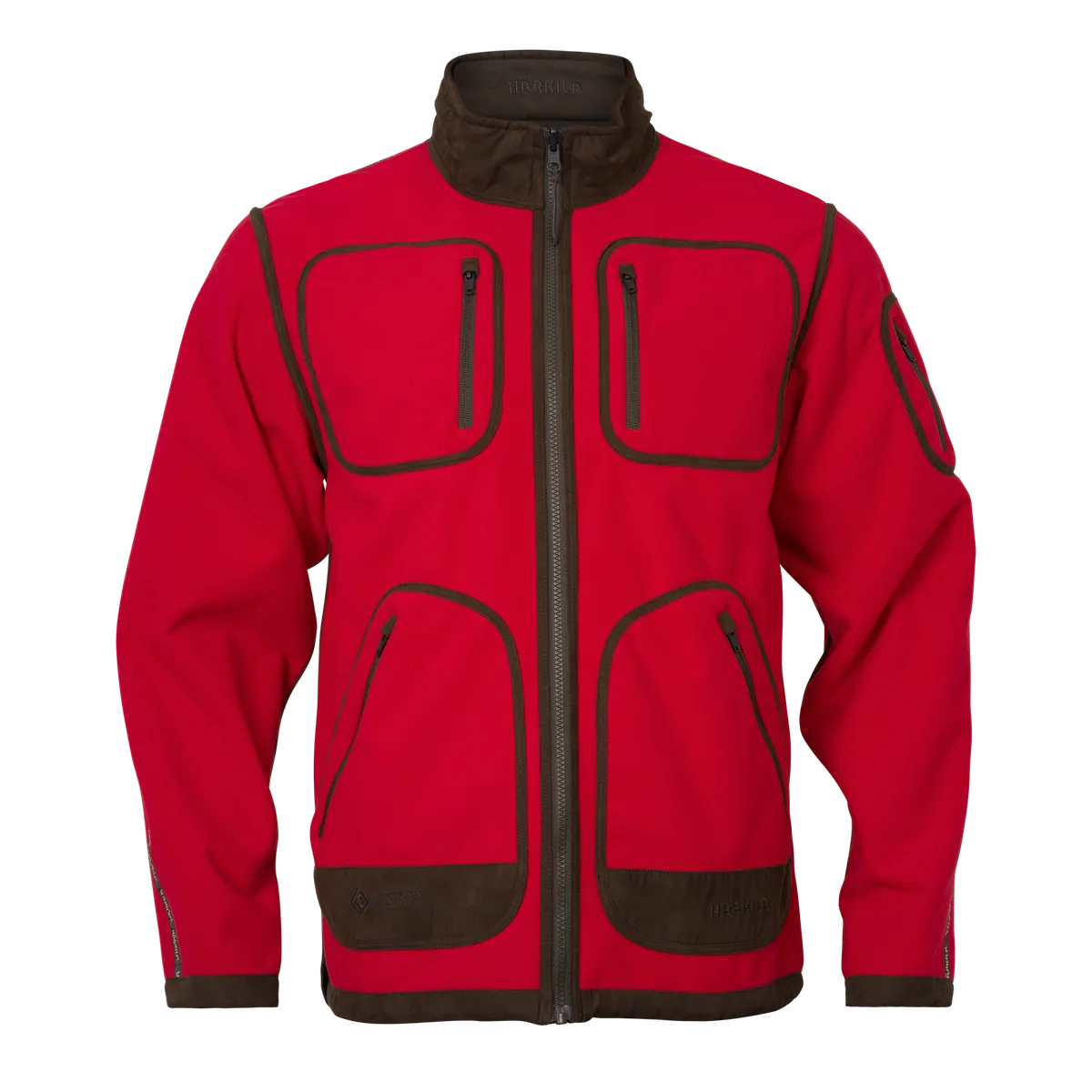 Jachetă fleece reversibilă Härkila Kamko Regal, roșu/maro